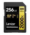کارت حافظه ۲۵۶ گیگابایتی Lexar مدل Professional 2000x UHS-II SDXC