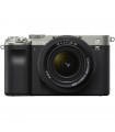 دوربین بدون آینه دست دوم سونی Alpha a7C رنگ نقره‌ای همراه با لنز FE 28-60mm