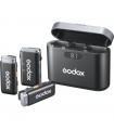 میکروفون بی‌سیم دو‌کاناله گودکس مدلGodox WEC 2-Person Wireless Microphone System for Cameras and Mobile Devices (2.4 GHz)