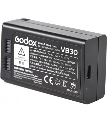 باتری قابل شارژ مناسب برای فلاش v1 pro گودکس مدل Godox VB30 Battery for V1Pro Flash Head