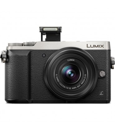 دوربین پاناسونیک مدل Lumix DMC-GX85 نقره‌ای به همراه لنز ۳۲-۱۲ میلی‌متری