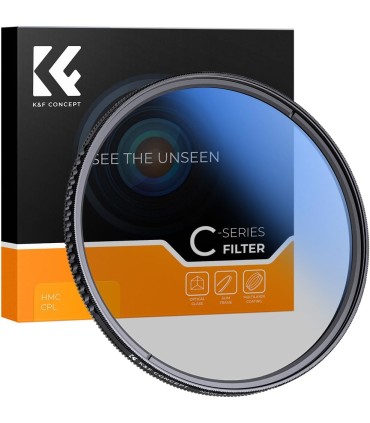 فیلتر پولاریزه کی اند اف مدل K&F Concept CPL Circular Polarising - دهانه ۸۲ میلی‌متر