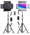 کیت ۲ شاخه نور ثابت پروفشینال آر جی بی PROFESSIONAL +U800 RGB fixed light