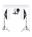 کیت ۲ شاخه نور ثابت ۴ لامپ دياموند مدل Diamond Continuous Lighting Kit 4 Lamps x2