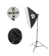کیت هولدر ۵ لامپ سرامیکی دیاموند به همراه سافت باکس و پایه مدل Diamond Continuous Lighting 5 Lamps