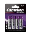 پک چهار عددی باتری قلمی کملیون مدل Camelion Ultra Alkaline Batteries LR6