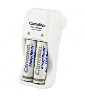 Camelion Always Ready Rechargeable Ni Mh Batteries + Charger BC-1001A