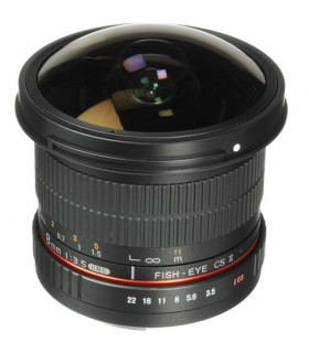 لنز سامیانگ مدل Samyang 8mm f/3.5 HD Fisheye مانت کانن