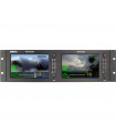 SWIT M-1071F Dual 7" HD/SDI and HDMI Waveform LCD Monitor (3 RU)