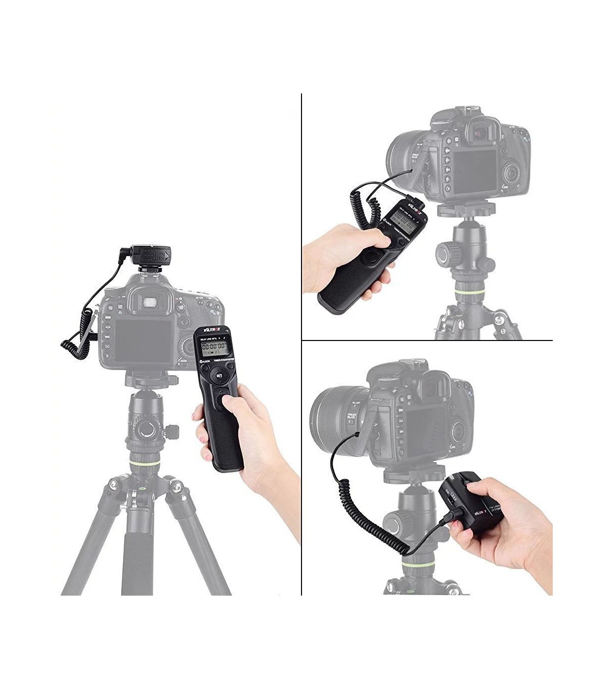Disparador remoto e intervalometro Viltrox JY-710 C3 para Canon, conector  C3 - FotoAcces
