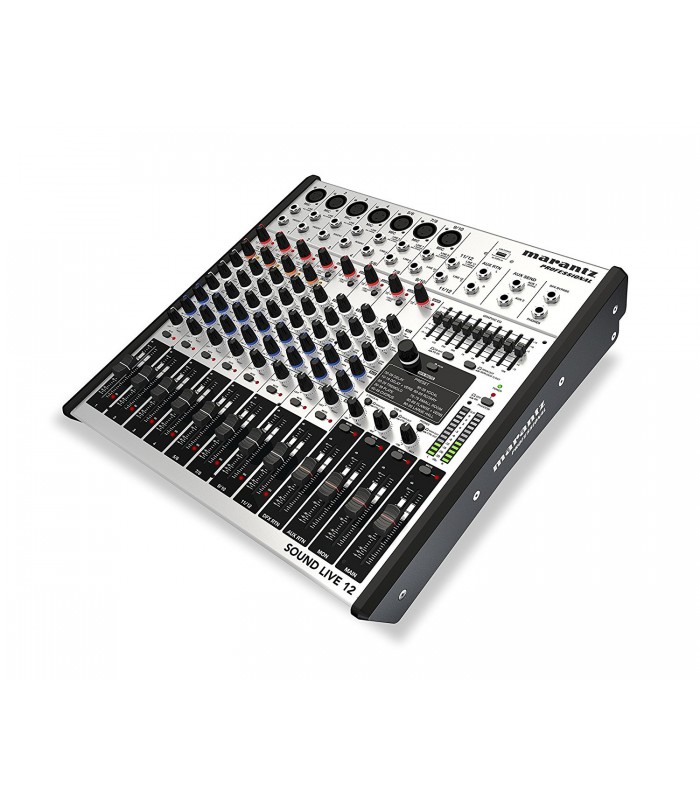 Marantz Professional Sound Live 12 - 12Channel 2-Bus Tabletop Mixer with USB