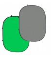فون پرتابل خاکستری-سبز با ابعاد 1.5x2m