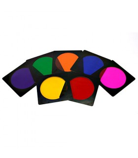 Fomex Barndoors + Color Filter Set 7 Colors + Honeycomb 10˚ BD18+CF7+HC1810