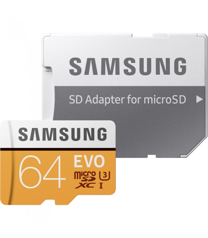 کارت حافظه سامسونگ مدل EVO microSDXC UHS-I ظرفیت ۶۴ گیگابایت