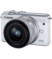 دوربین دیجیتال بدون آینه کانن مدل EOS M200 همراه با لنز EF-M 15-45mm رنگ سفید