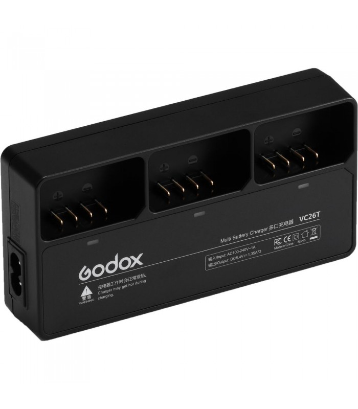 شارژر سه باتری همزمان گودوکس Godox Multi-Battery Charger for V1 VC26T