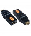 مبدل چرخشی تتر تولز Tether Tools HDMI Female to Mini-HDMI Male 360° Swivel Adapter TPHDC360