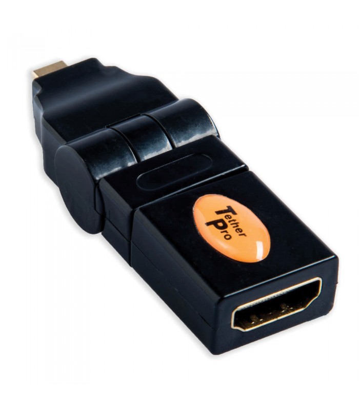 مبدل چرخشی تتر تولز Tether Tools HDMI Female to Micro-HDMI Male 360° Swivel Adapter TPHDD360