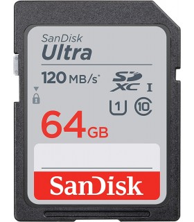کارت حافظه سن دیسک مدل SanDisk 64GB Ultra SDHC UHS-I 120MB/s