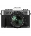 دوربین بدون آینه فوجی فیلم مدل FUJIFILM X-T30 II به همراه لنز 55-18 میلی‌متری رنگ نقره‌ای