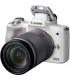 دوربین دیجیتال بدون آینه کانن مدل EOS M50 Mark II همراه با لنز EF-M 15-45mm رنگ سفید