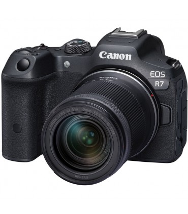 دوربین دیجیتال بدون آینه کانن مدل EOS R7 همراه با لنز 18-150میلی‌متری