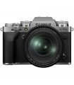 دوربین بدون آینه فوجی فیلم مدل Fujifilm X-T4 رنگ نقره‌ای به همراه لنز ۸۰-۱۶ میلی‌متری