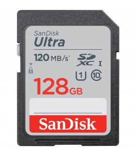 کارت حافظه ۱۲۸ گیگابایتی سن‌دیسک مدل SanDisk Ultra SDXC UHS-I - 120 MB/s