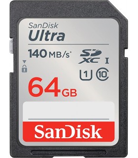 کارت حافظه ۶۴ گیگابایتی سن‌ دیسک مدل SanDisk Ultra SDXC UHS-I 140 MB/s